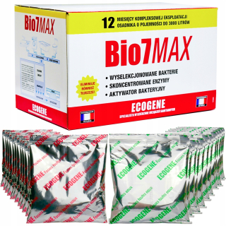 BIO7 MAX 2KG. BAKTÉRIE PRE ČISTIARNE ODPADOVÝCH VÔD A septiky SUPER SILNÉ BIO 7 MAX